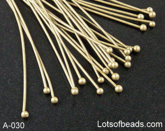 Bronze Ball Head Pins